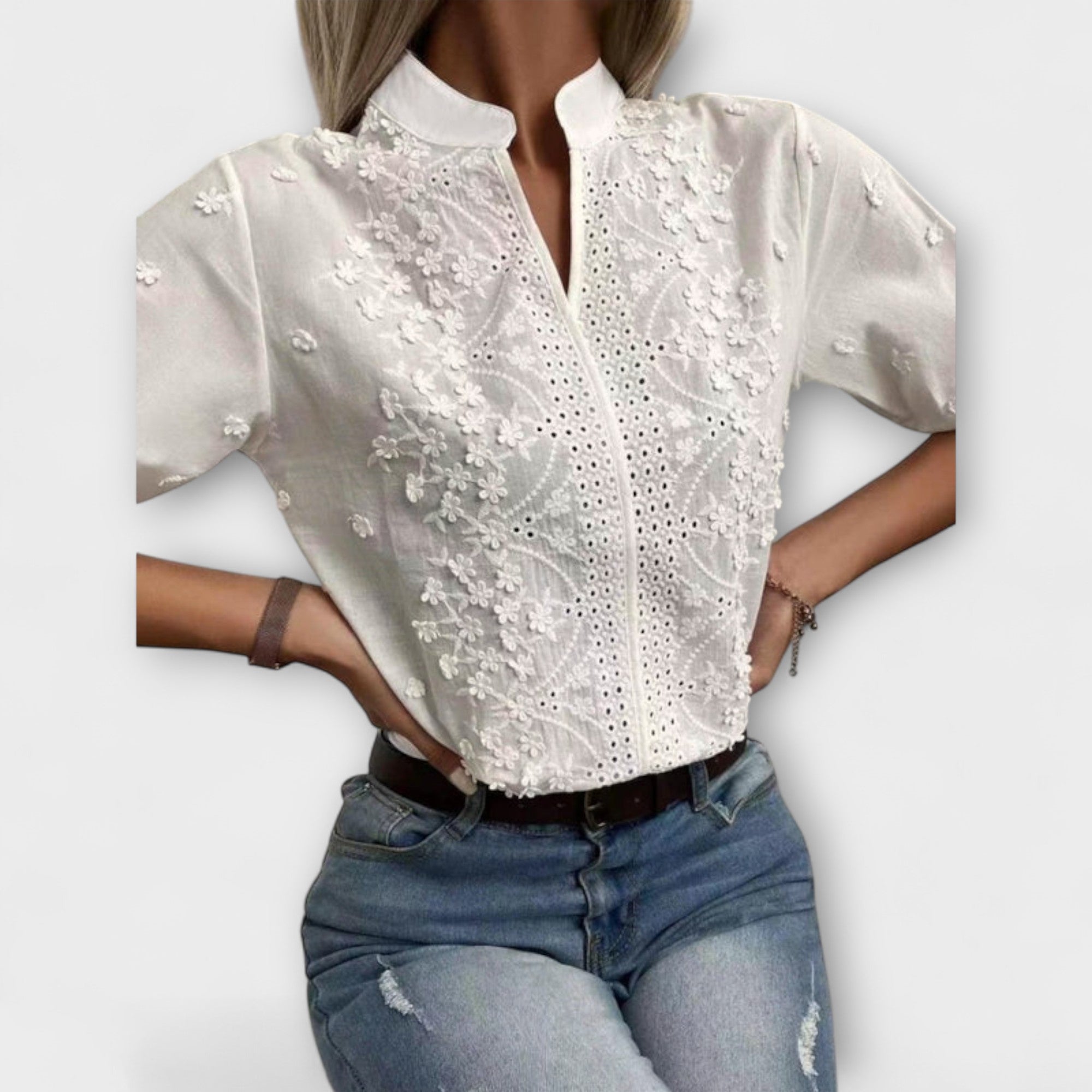 Fioria™ | blusa ricamata