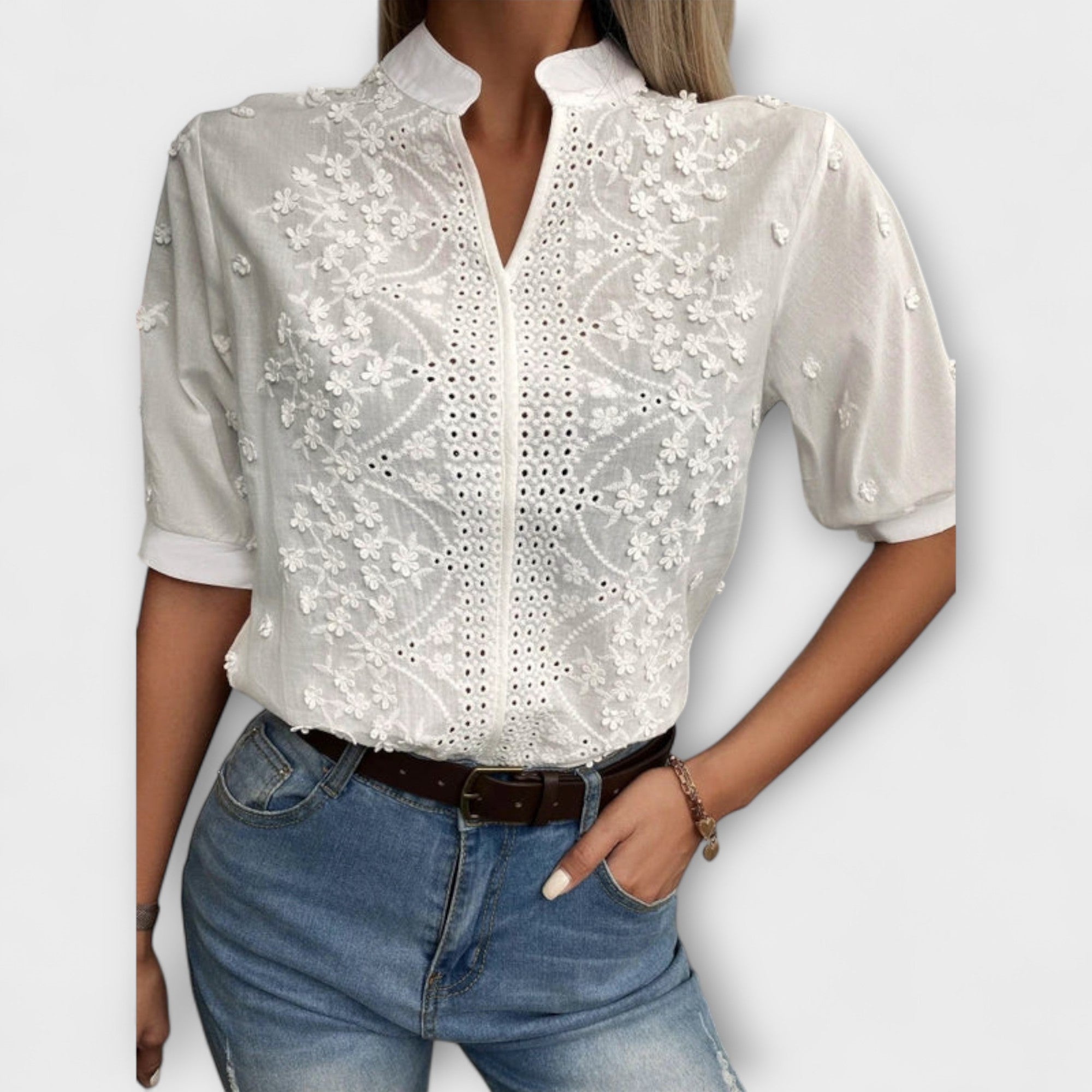 Fioria™ | blusa ricamata